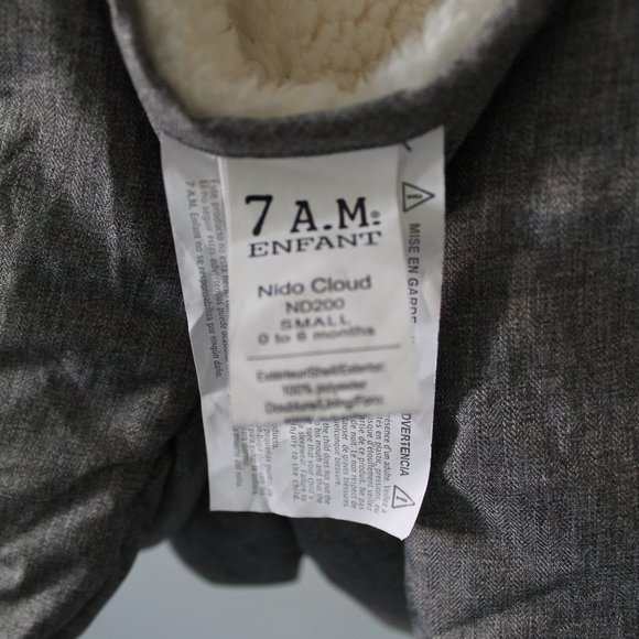 7am Enfant Nido Wrap Small 0 to 6 months - Grey - Picture 7 of 7